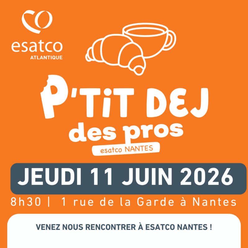 P’tit déj des pros&nbsp;: découvrez les prestations d’esatco Nantes le 11 juin 2026